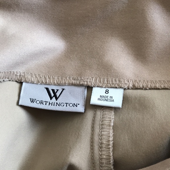 Women’s size 8 Worthington tan skirt - Picture 7 of 9